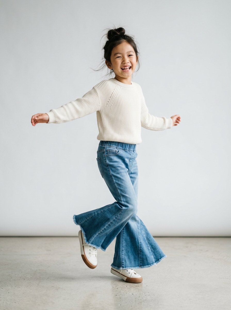 Quần Jean Túi Hộp Girlie Cargo Pastel